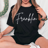 Franklin Script DTF Print
