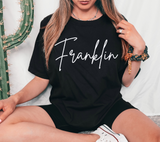 Franklin Script DTF Print