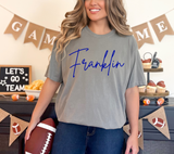Franklin Script DTF Print