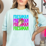 Freshman Bookworm Repeat Leopard Pencil DTF Print