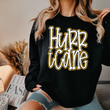 Funky Hurricane Faux Glitter Outline DTF Print