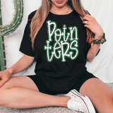 Funky Pointers Faux Glitter Outline DTF Print