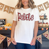 Funky Rebels Faux Glitter Outline DTF Print