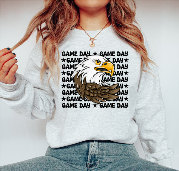 Game Day Eagles DTF Print