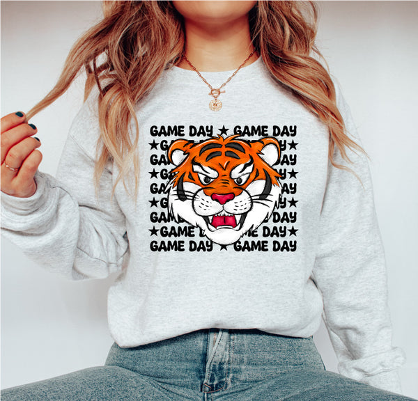 Game Day Tigers DTF Print