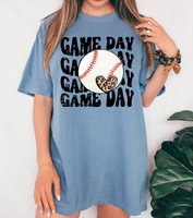 Game Day Stacked Baseball DTF Print