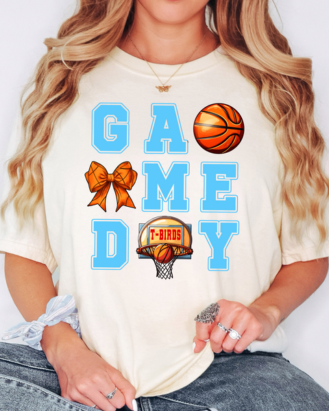 Game Day Thunderbirds Basketball DTF Print