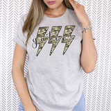 Gators Camo Bolt Trio DTF Print