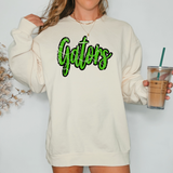 Gators Crackle Cursive Teams DTF Print