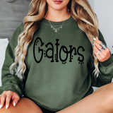 Gators Dotted Doodle DTF Print