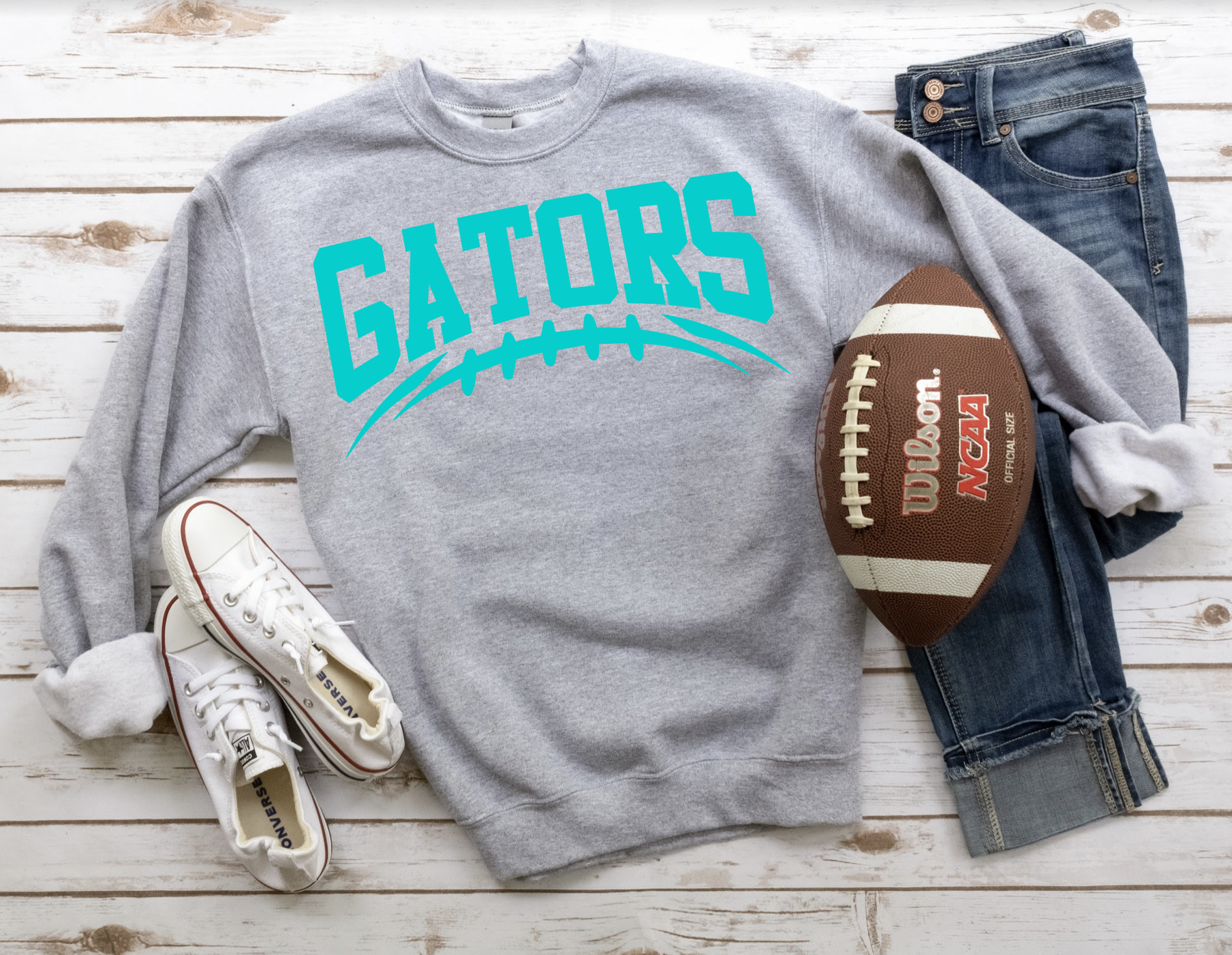 Gators Football Arched DTF Print