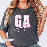Faux Glitter Georgia Doodle DTF Print