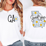 Georgia Whimsy State Flower DTF