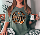 Gigi Pumpkin Circle DTF Print