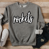 Rockets Crackle Cursive DTF Print