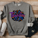 Thunder Glitter POMPOM Leopard DTF Print