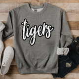 Tigers Crackle Cursive DTF Print