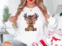 Reindeer Girl DTF Print