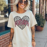 Kentucky Faux Glitter Heart DTF Print