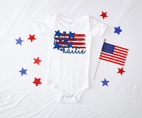 Patriotic Family Flag DTF Print