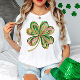 Shamrock Glitter Shamrock DTF Print