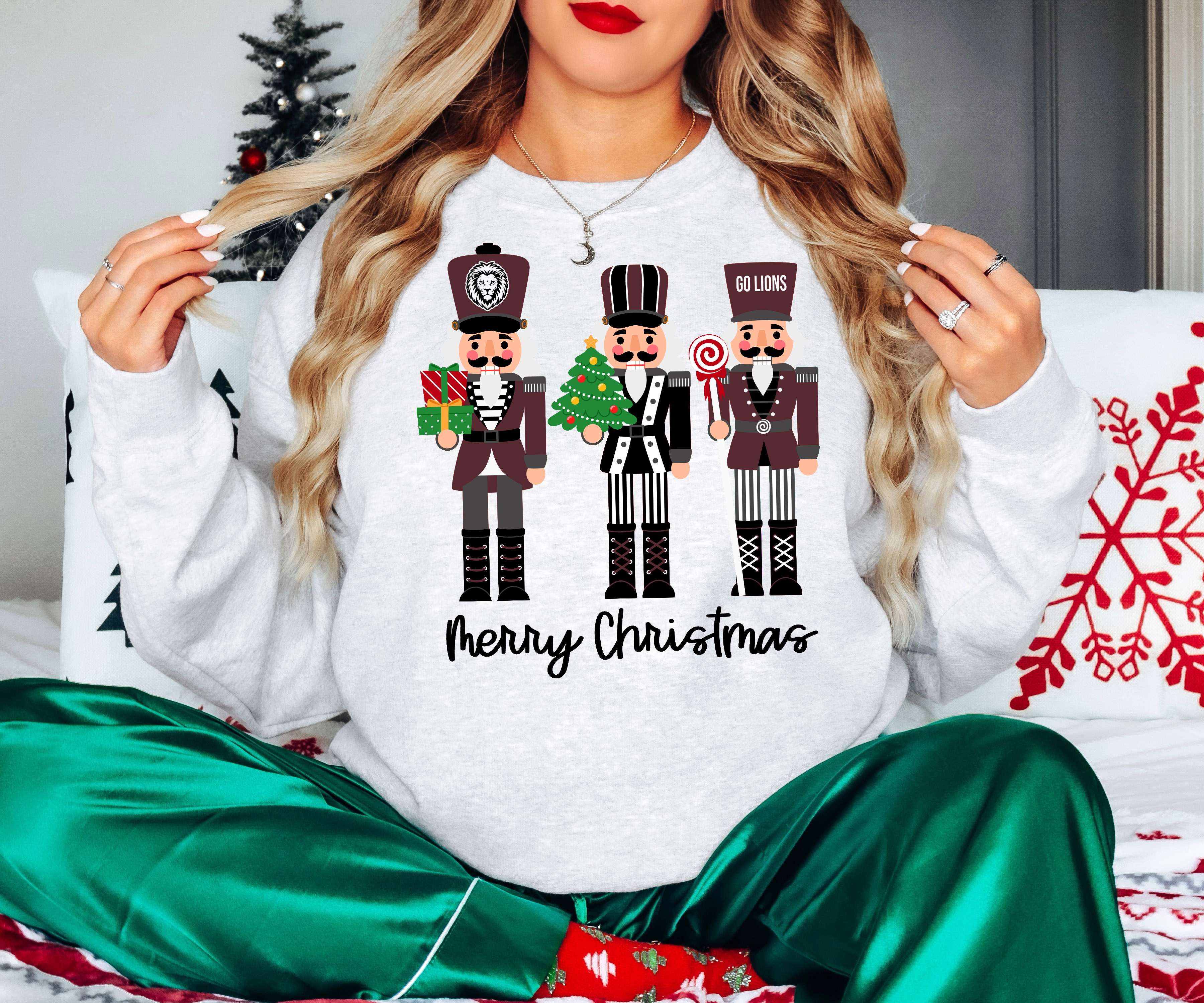 Go Lions Nutcracker Trio DTF Print