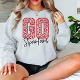 Go Spartans Leopard Print DTF Print