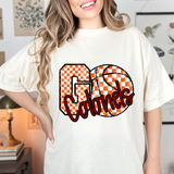 Colonels Go Basketball Checker DTF Print