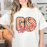 Little Reds Go Basketball Checker DTF Print