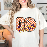 Ravens Go Basketball Checker DTF Print