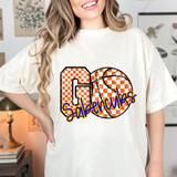 Sabercubs Go Basketball Checker DTF Print