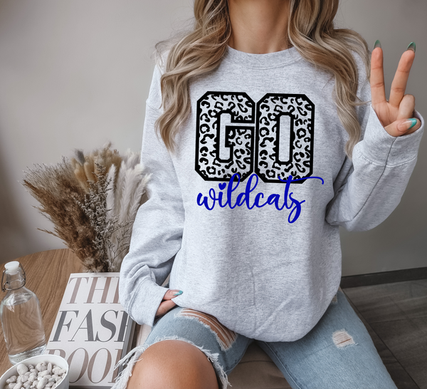 Go Wildcats Leopard DTF Print