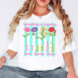 Personalized Grandmas Garden Grows Here DTF Print