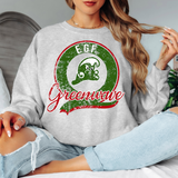 EGF Greenwave Grunge Circle Logo DTF Print