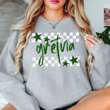 Gretna Checker Star DTF Print