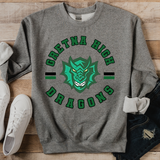 Gretna High Dragons Circle Team DTF Print