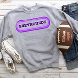 Greyhounds Retro Team Oval DTF Print
