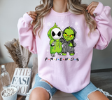 Grinch Skellington Friends DTF Print