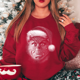 Grinch Sketch DTF Print