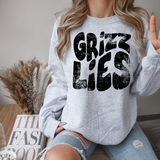 Grizzlies Stacked Grunge DTF Print