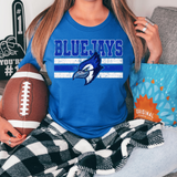 Grunge Bluejays DTF Print