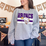 Broncs Grunge DTF Print