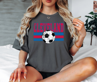 Cleveland Soccer Grunge DTF Print