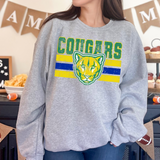 Grunge Cougars DTF Print