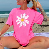 Summer Grunge Daisy DTF Print