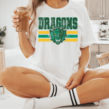 Grunge Dragons DTF Print