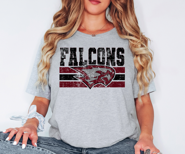 Falcons Grunge DTF Print