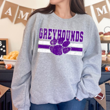 Grunge Greyhounds Paw DTF Print