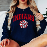 Grunge Indians Cheer DTF Print