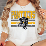 Grunge Panthers DTF Print